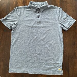 Vuori Blue Heather Polo Shirt